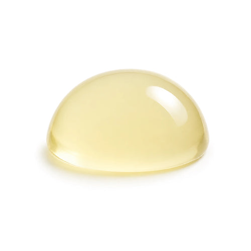 Siero viso iokuro Jelly Peptide Ceramide Serum Shot con estratto di Acmella e olio di Jojoba. L'immagine mostra una singola goccia densa e semisferica di siero con texture in gelatina (jelly) di un colore giallo dorato limpido e traslucido, posizionata su uno sfondo bianco e pulito con riflessi di luce sulla superficie.